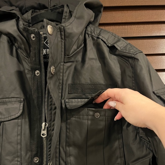 NWT Men’s heavy weight cotton with dry waxed finish, padded field jacket - Picture 8 of 10